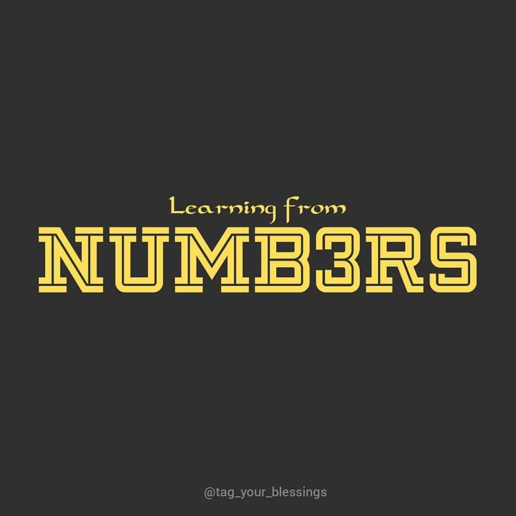 learning from the book of numbers